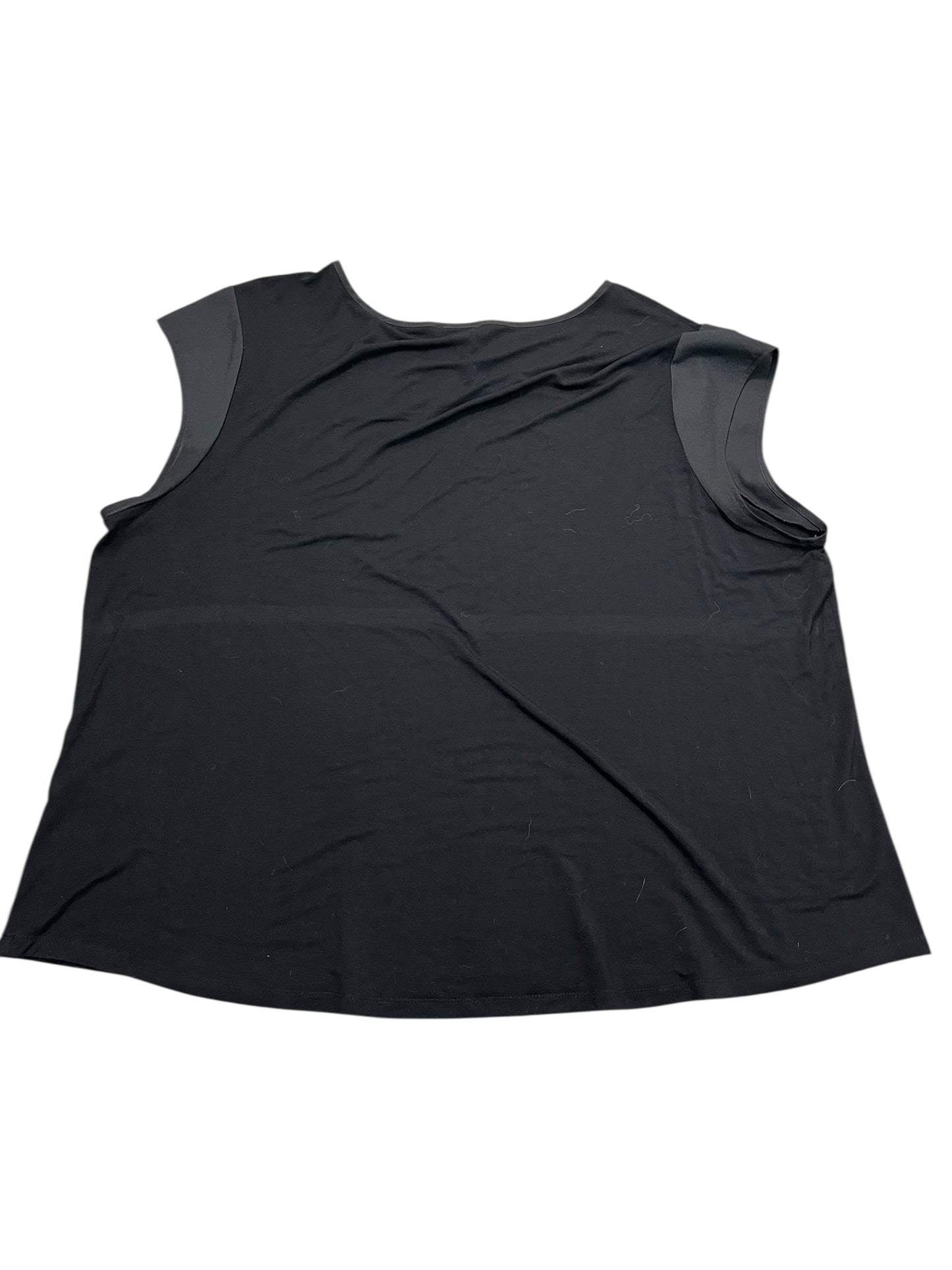 Top Ss By Calvin Klein In Black, Size:3X