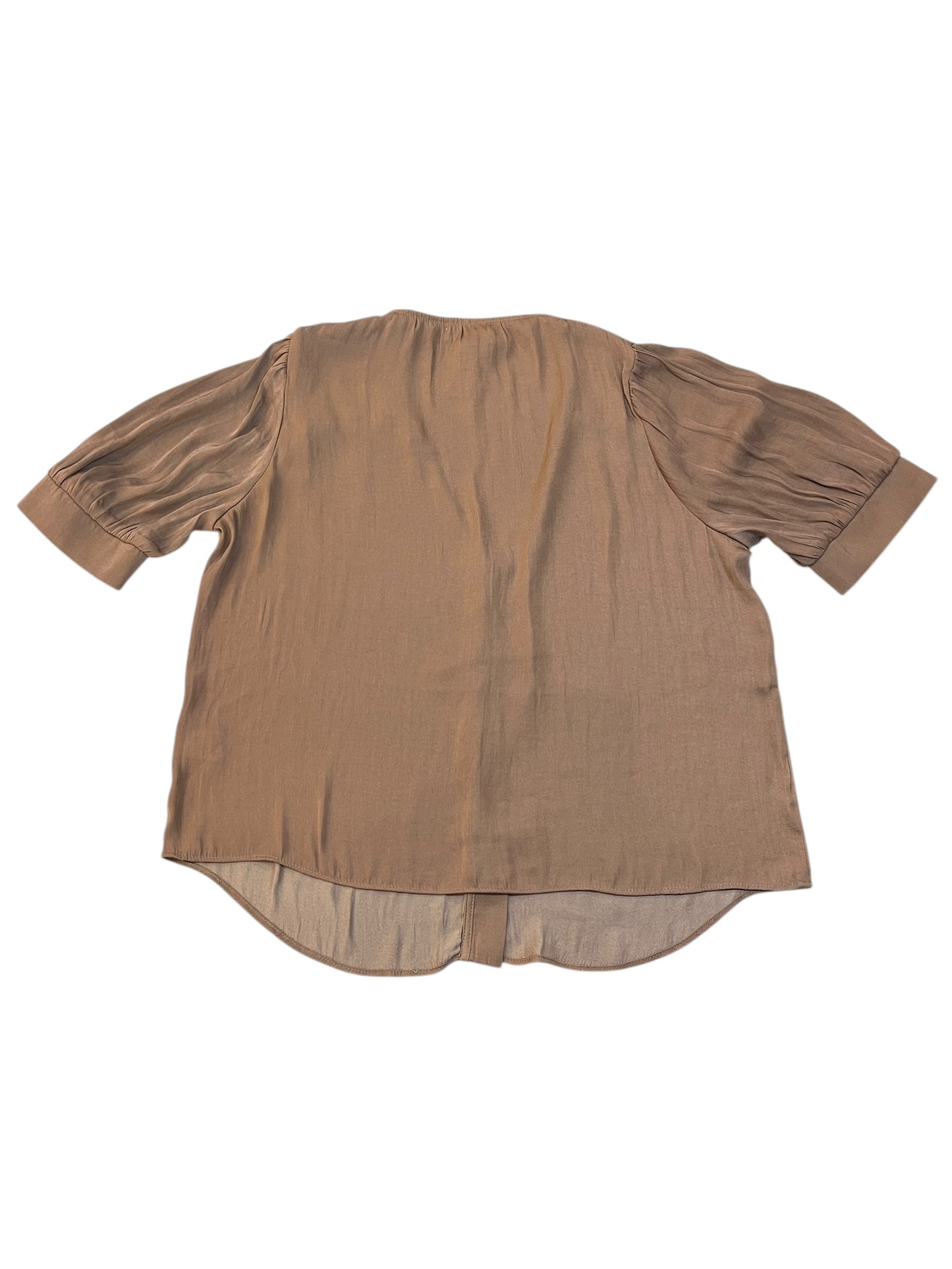 Blouse Ss By Evereve In Brown, Size:S
