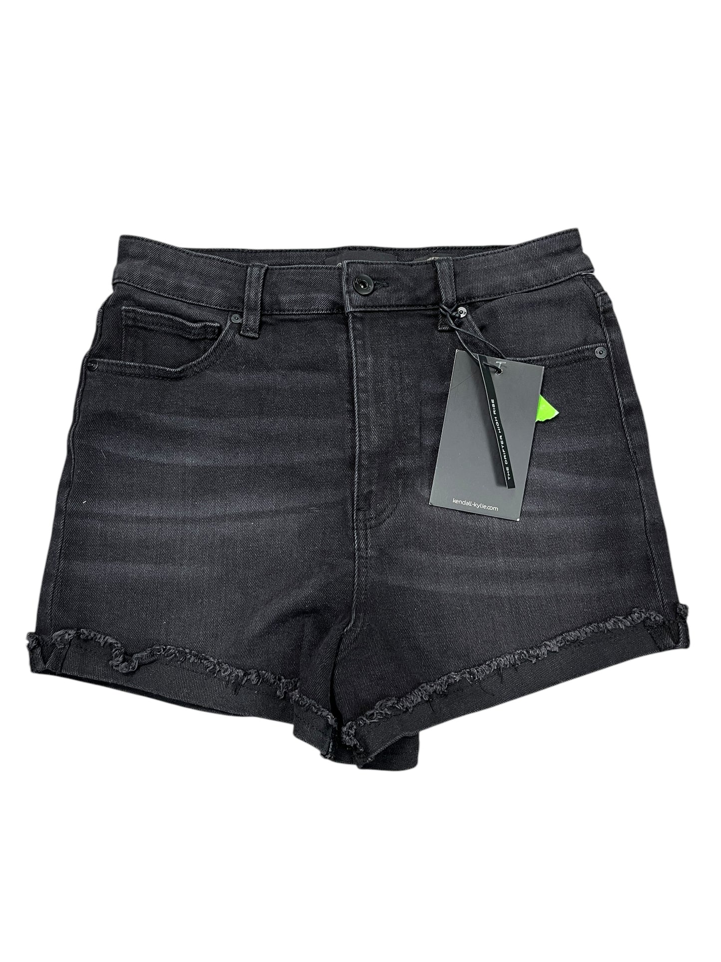 Shorts By KENDALL AND KYLIE In Black Denim, Size:M