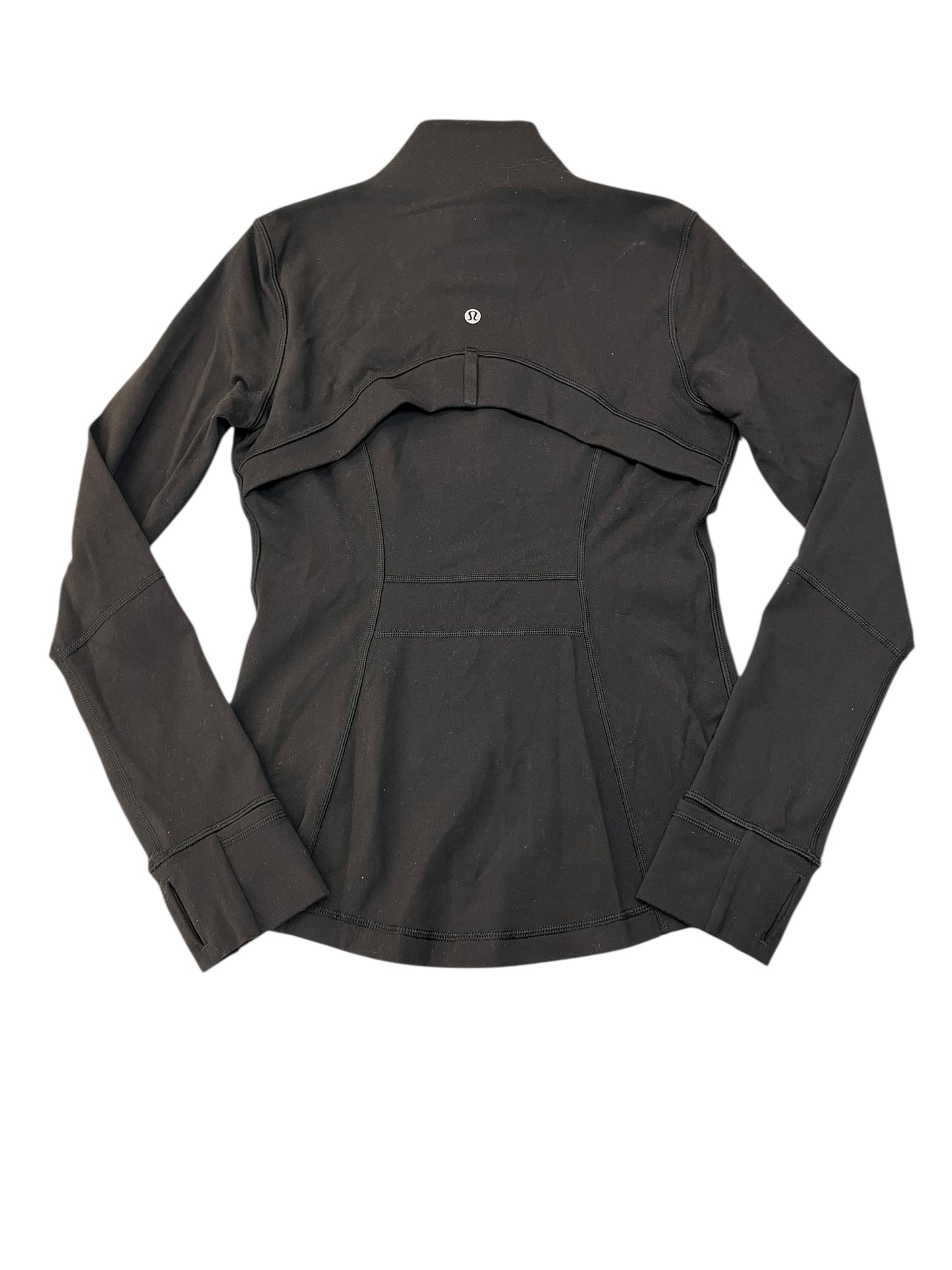 Athletic Jacket By Lululemon In Black, Size:S