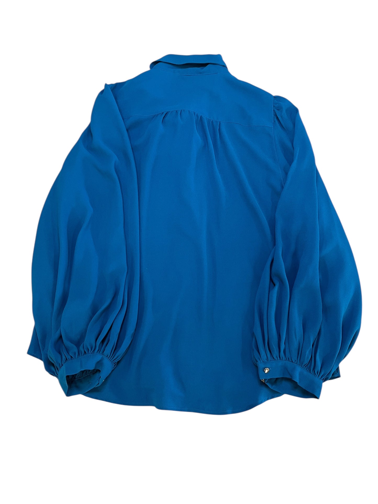 Blouse Ls By Chicos In Blue, Size:L