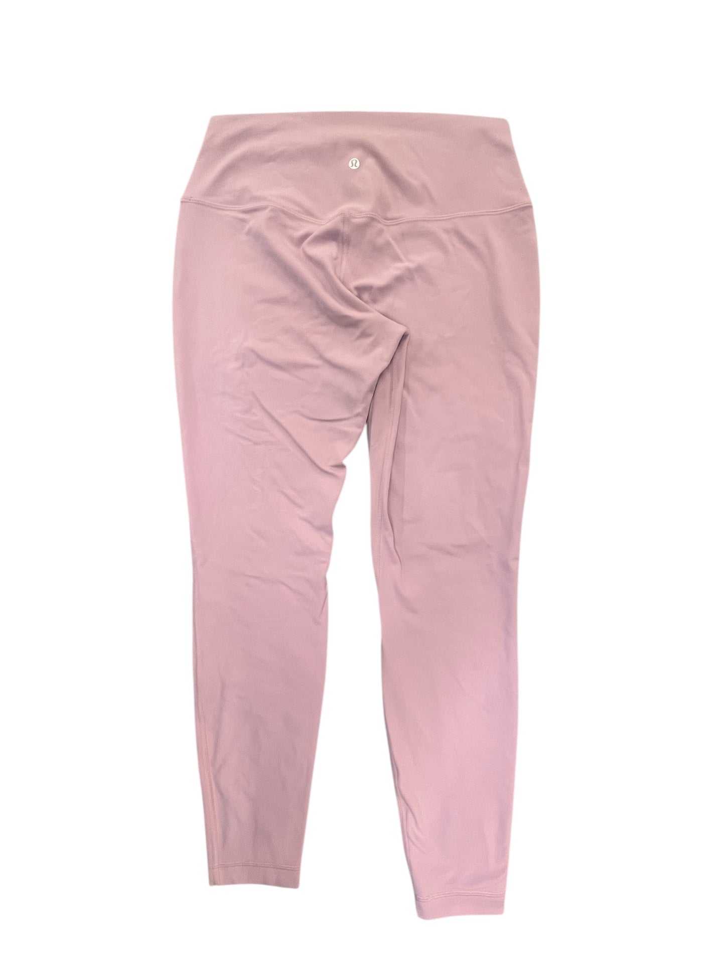 Athletic Leggings By Lululemon In Pink, Size:L