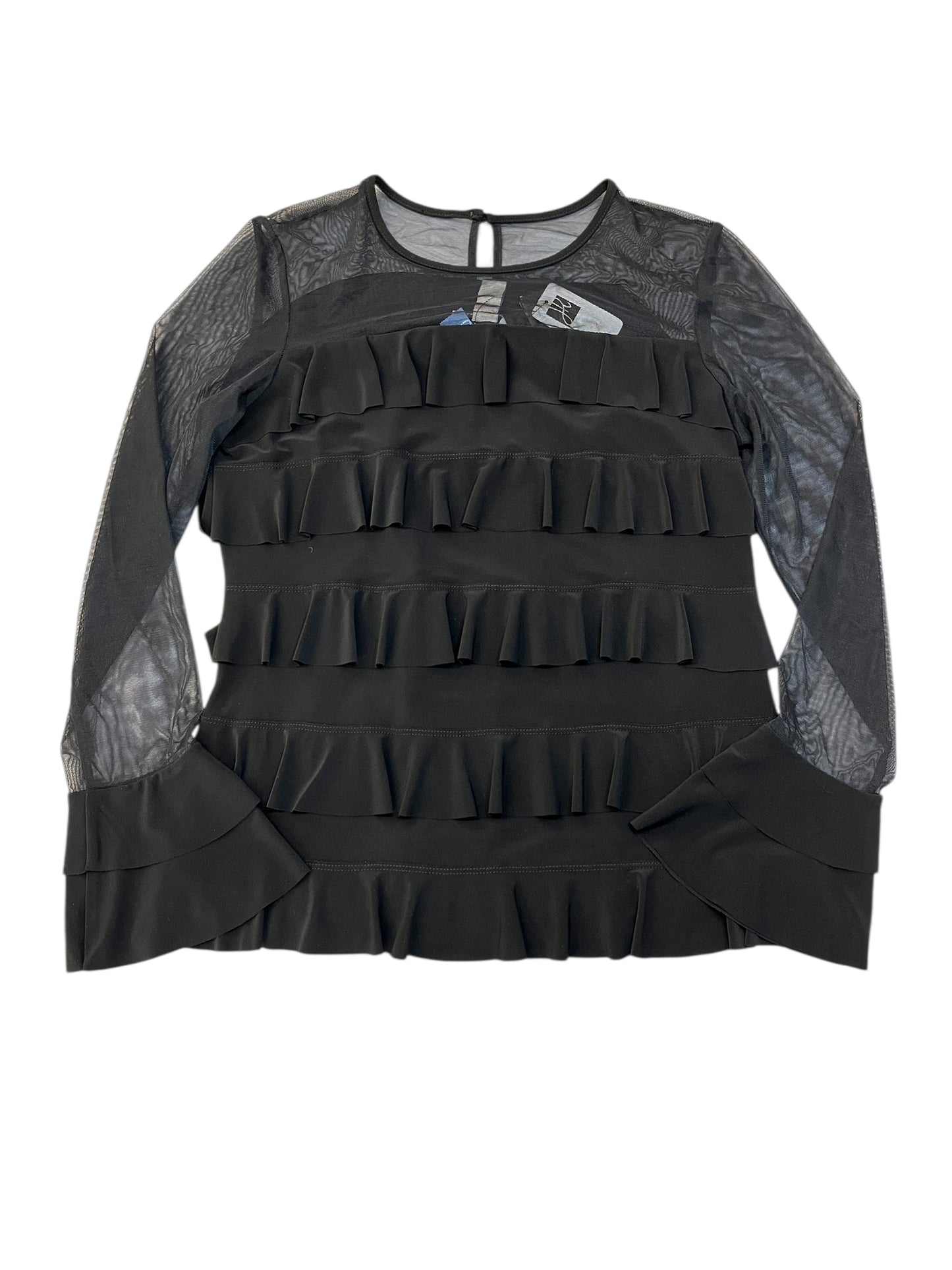 Blouse Ls By Joseph Ribkoff In Black, Size:M