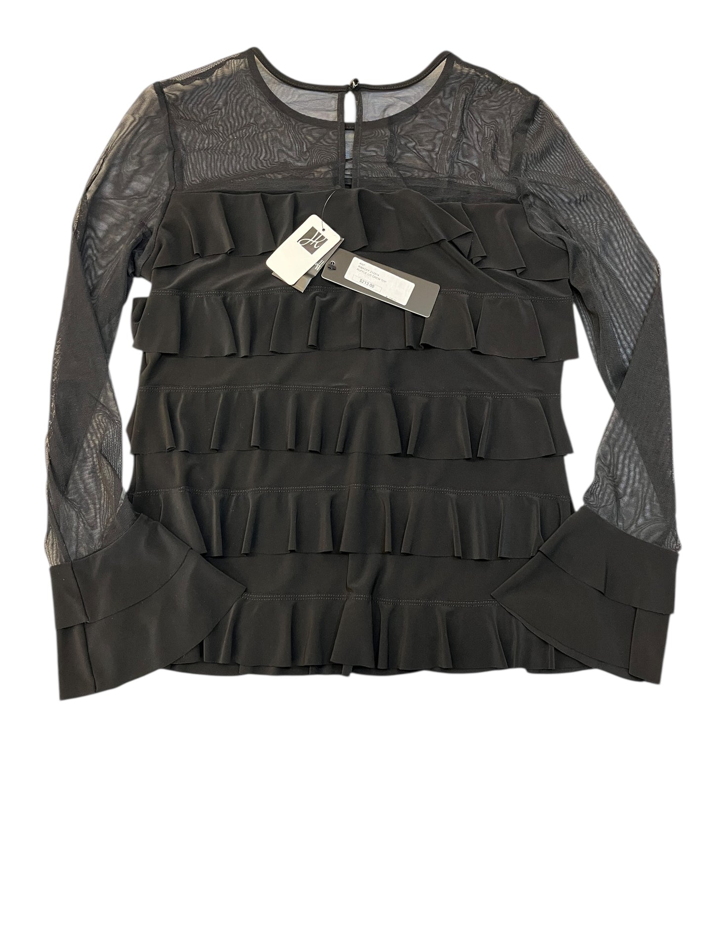 Blouse Ls By Joseph Ribkoff In Black, Size:M