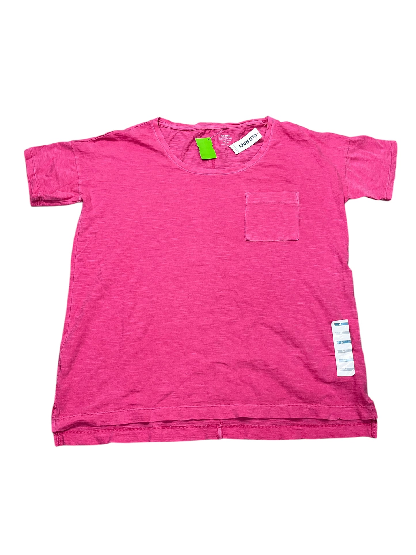 Top Ss Basic By Old Navy In Pink, Size:M