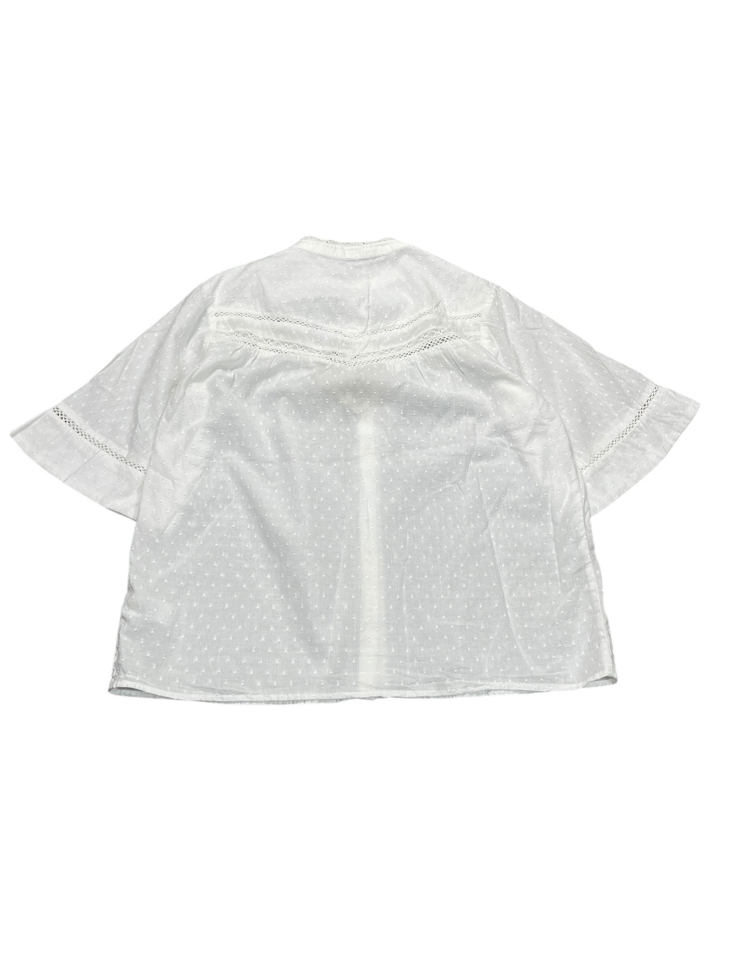 Blouse Ss By Faherty In White, Size:Xs