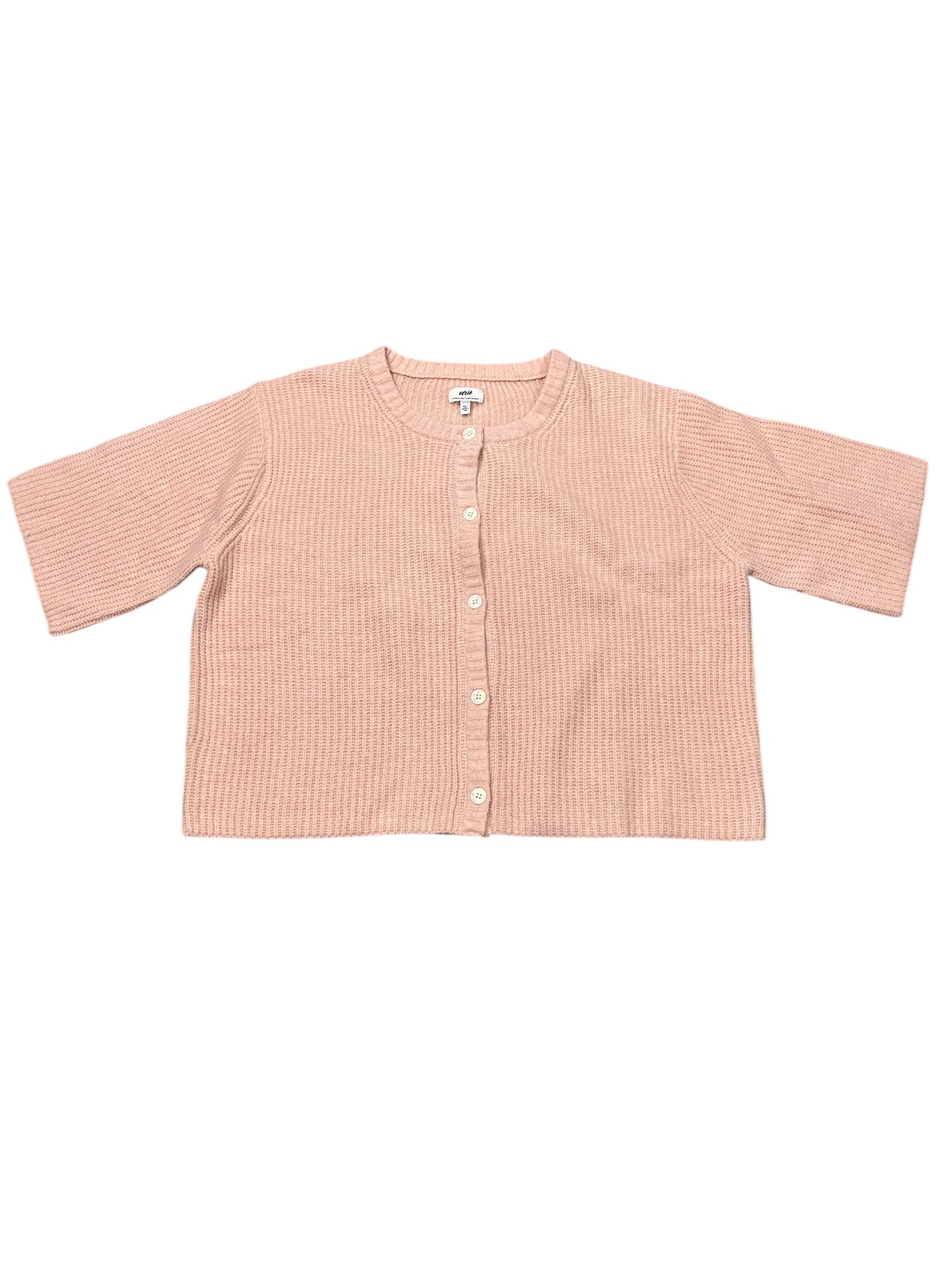 Cardigan By Aerie In Pink, Size:L
