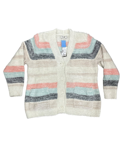 Cardigan By Christopher And Banks In White, Size:Xlp