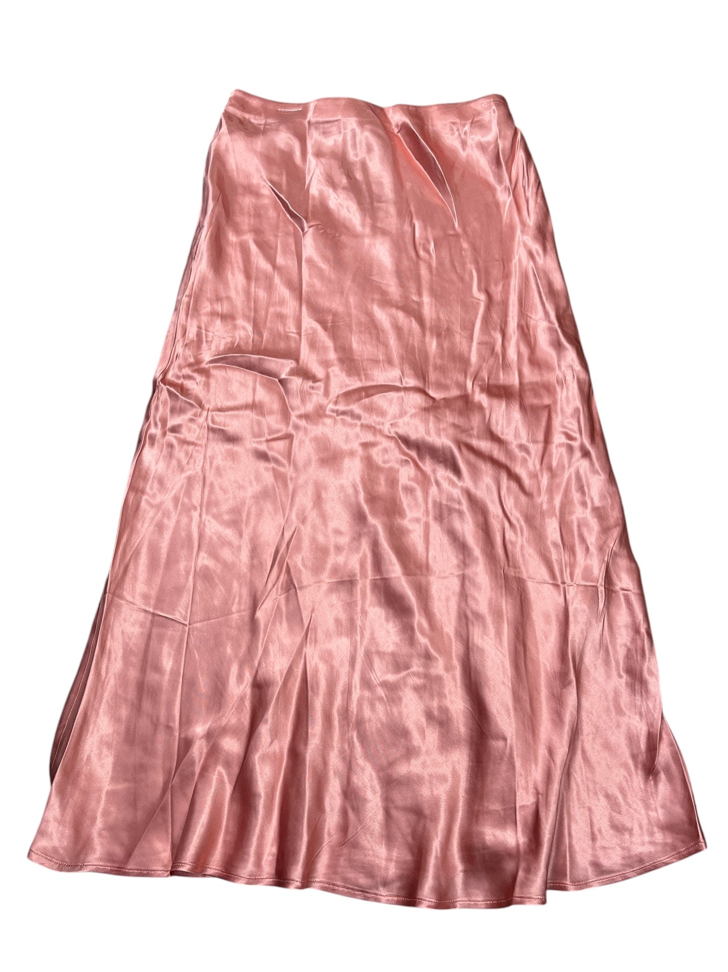 Skirt Midi By H&M In Pink, Size:S