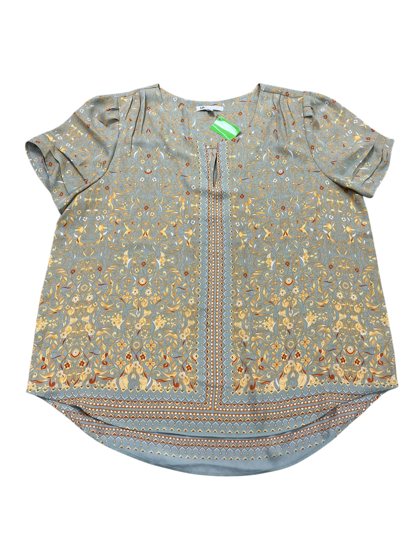 Blouse Sleeveless By Dr2 In Green, Size:Xl