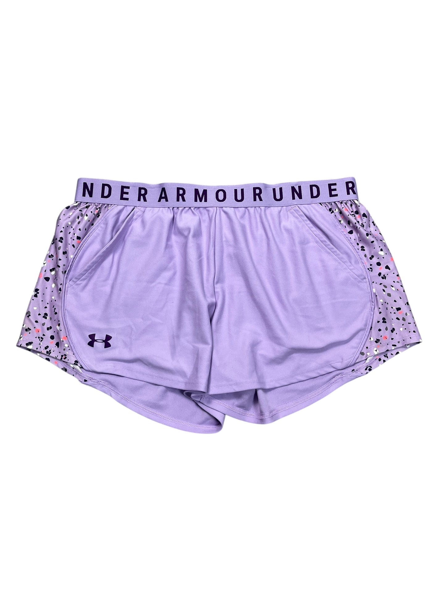 Athletic Shorts By Under Armour In Purple, Size:Xl