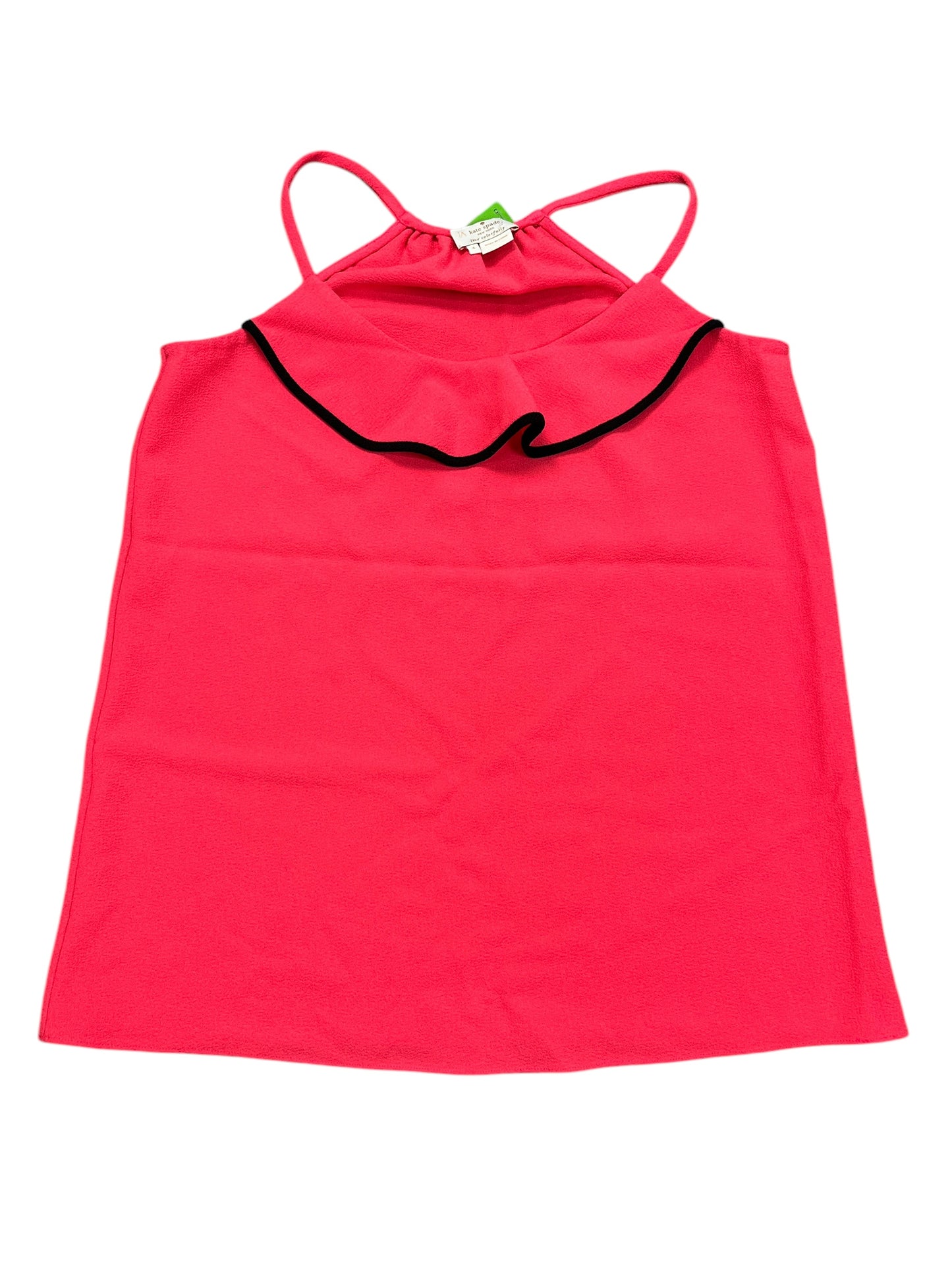 Tank Top Designer By Kate Spade In Orange, Size:S