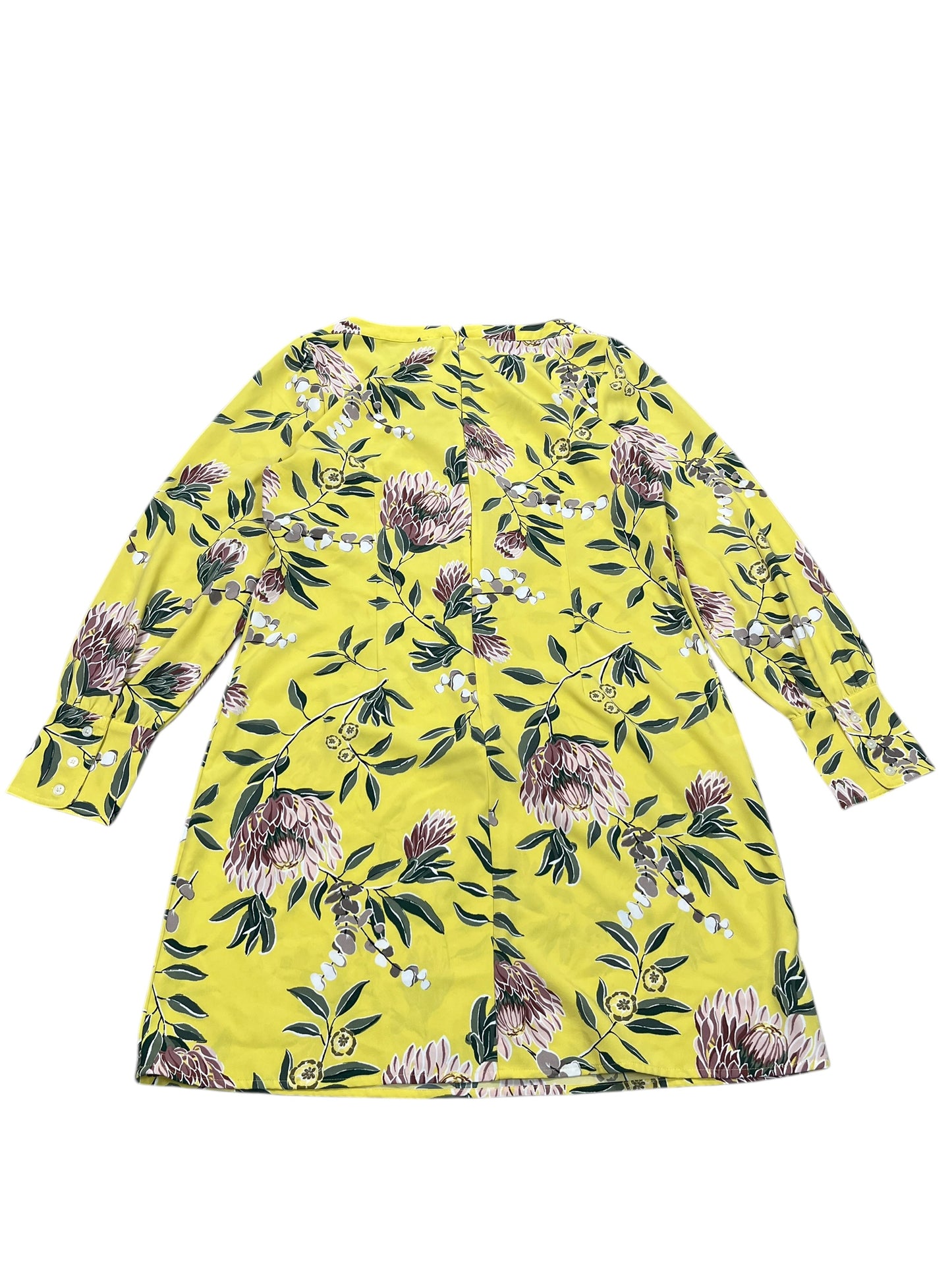 Dress Casual Midi By Loft In Yellow, Size:M