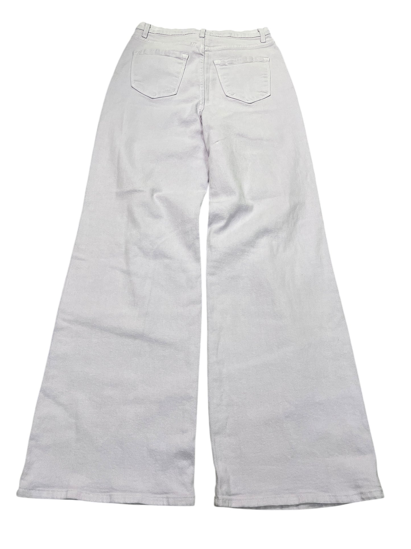 Jeans Wide Leg By VIBRANT In Purple Denim, Size:10