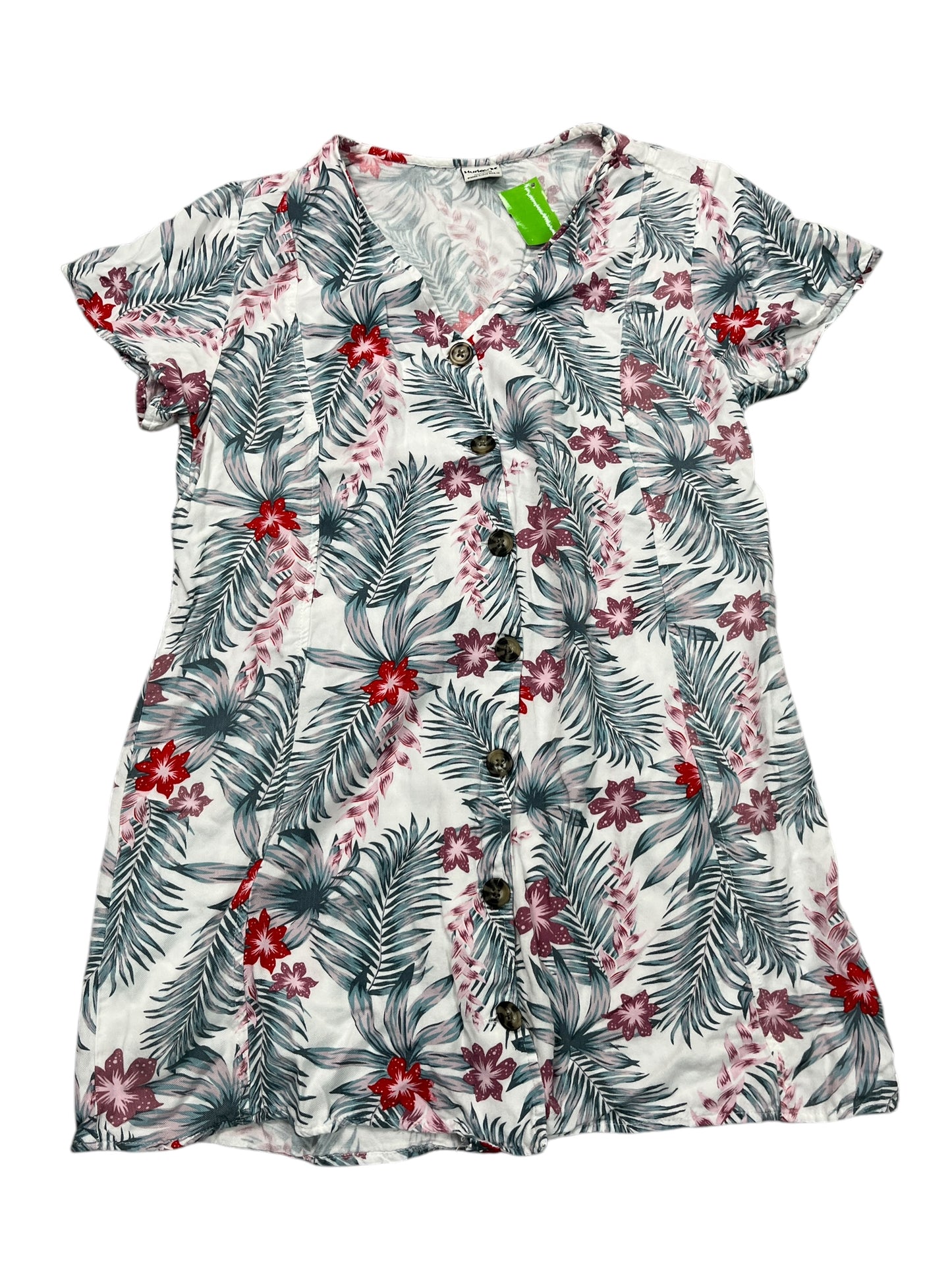 Dress Casual Short By HURLEY In Tropical Print, Size:M
