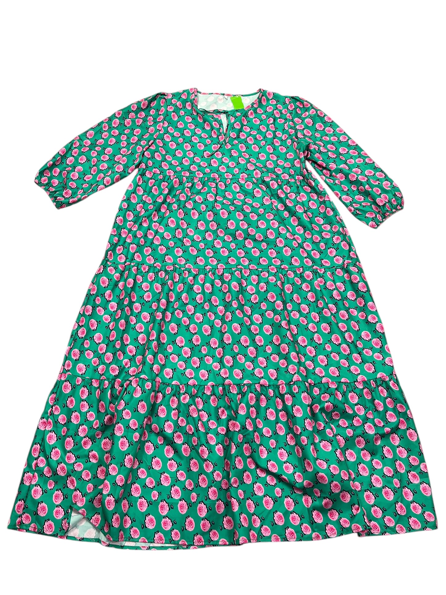 Dress Casual Maxi By Clothes Mentor In Green, Size:L