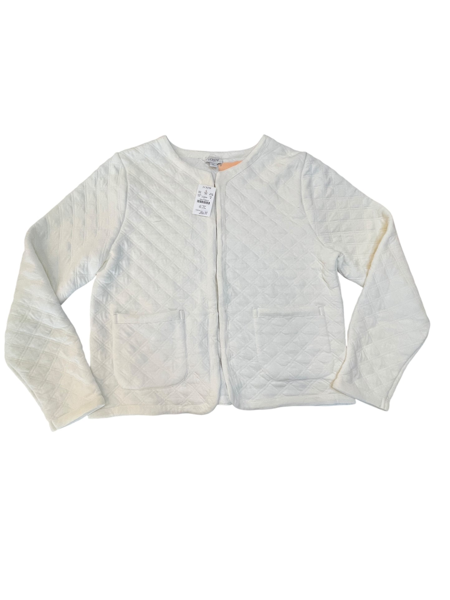 Cardigan By J. Crew In White, Size:M