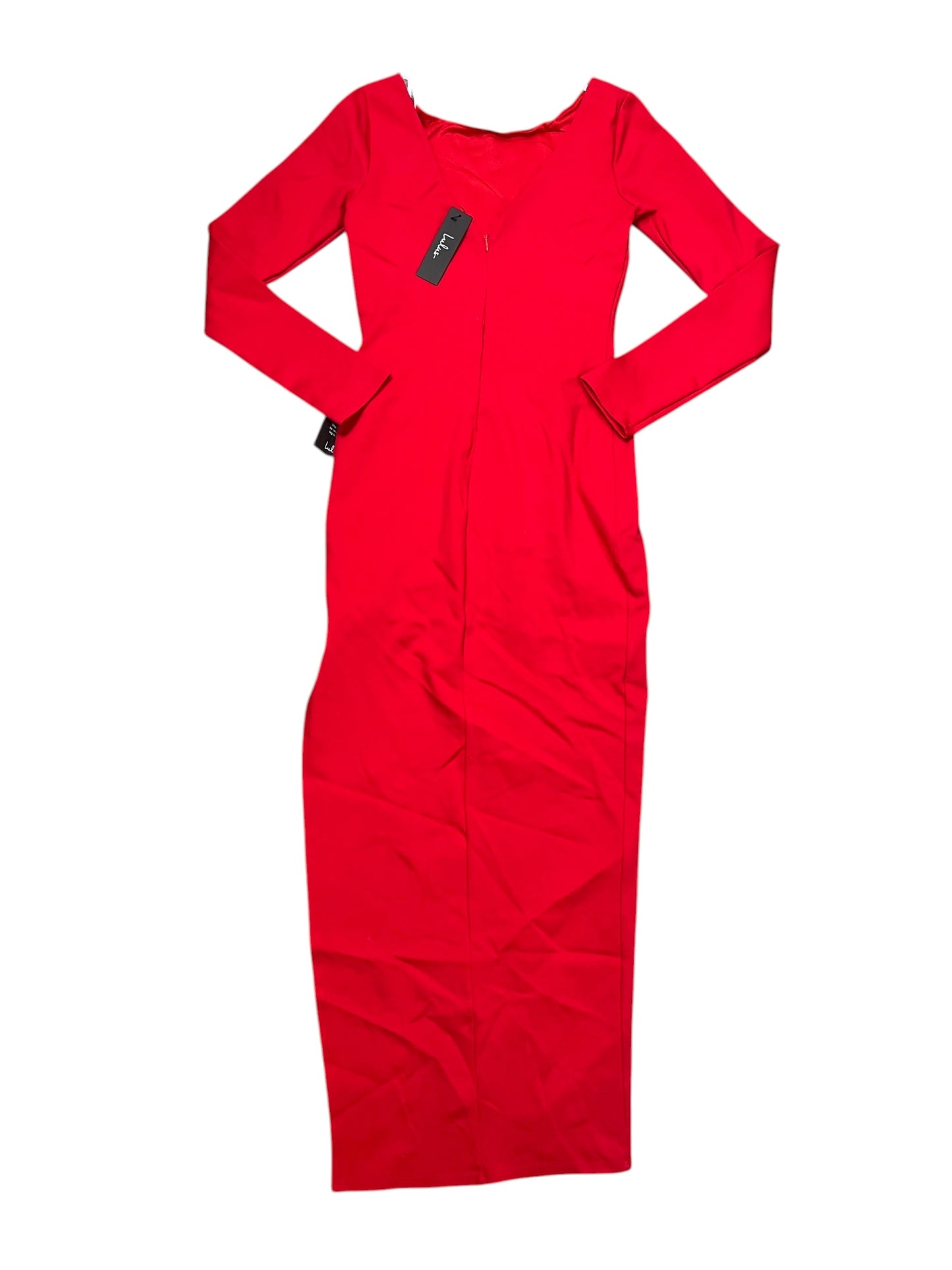 Dress Party Long By Lulus In Red, Size:S