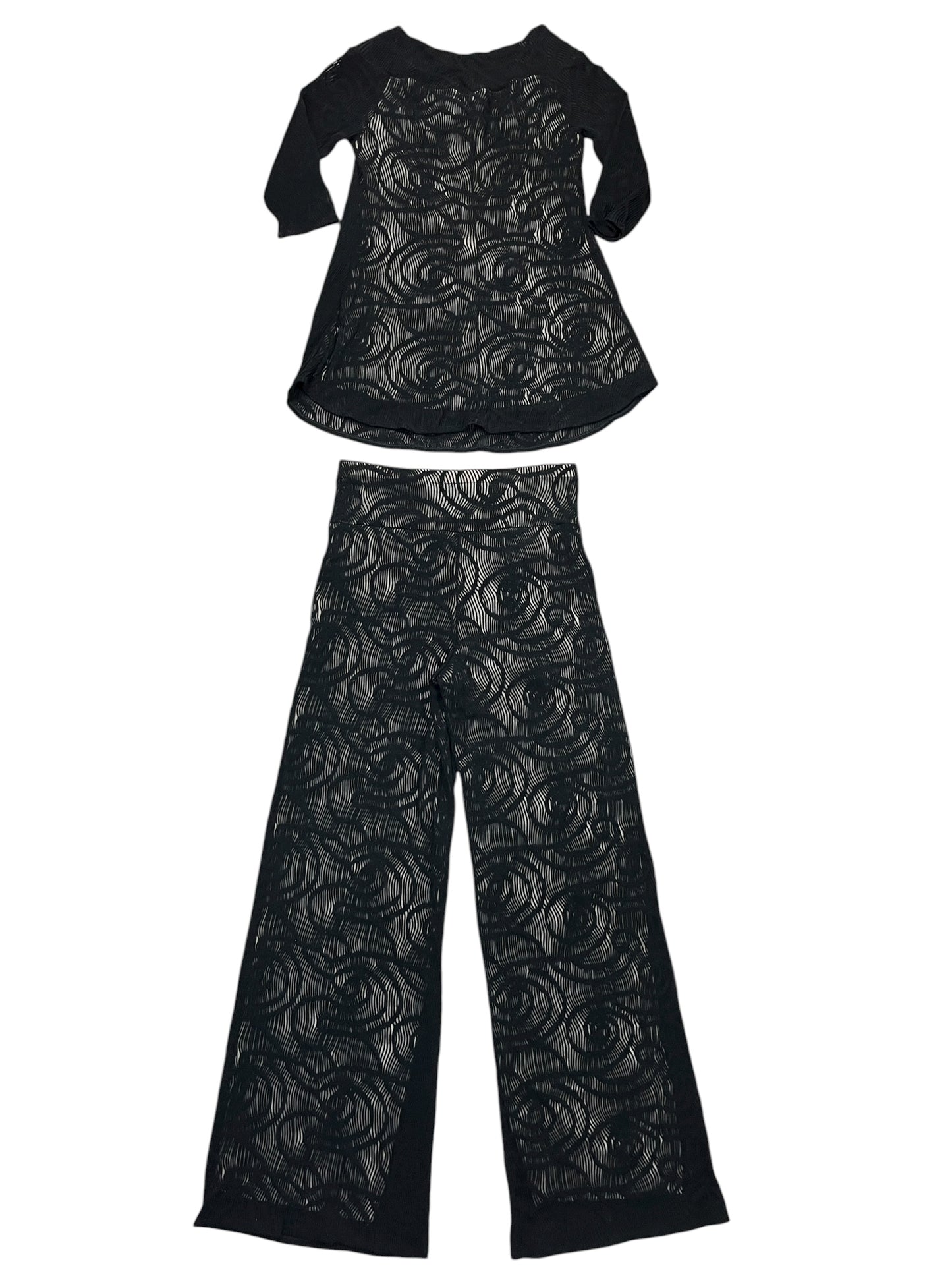Pants Set 2Pc By Clothes Mentor In Black, Size:M