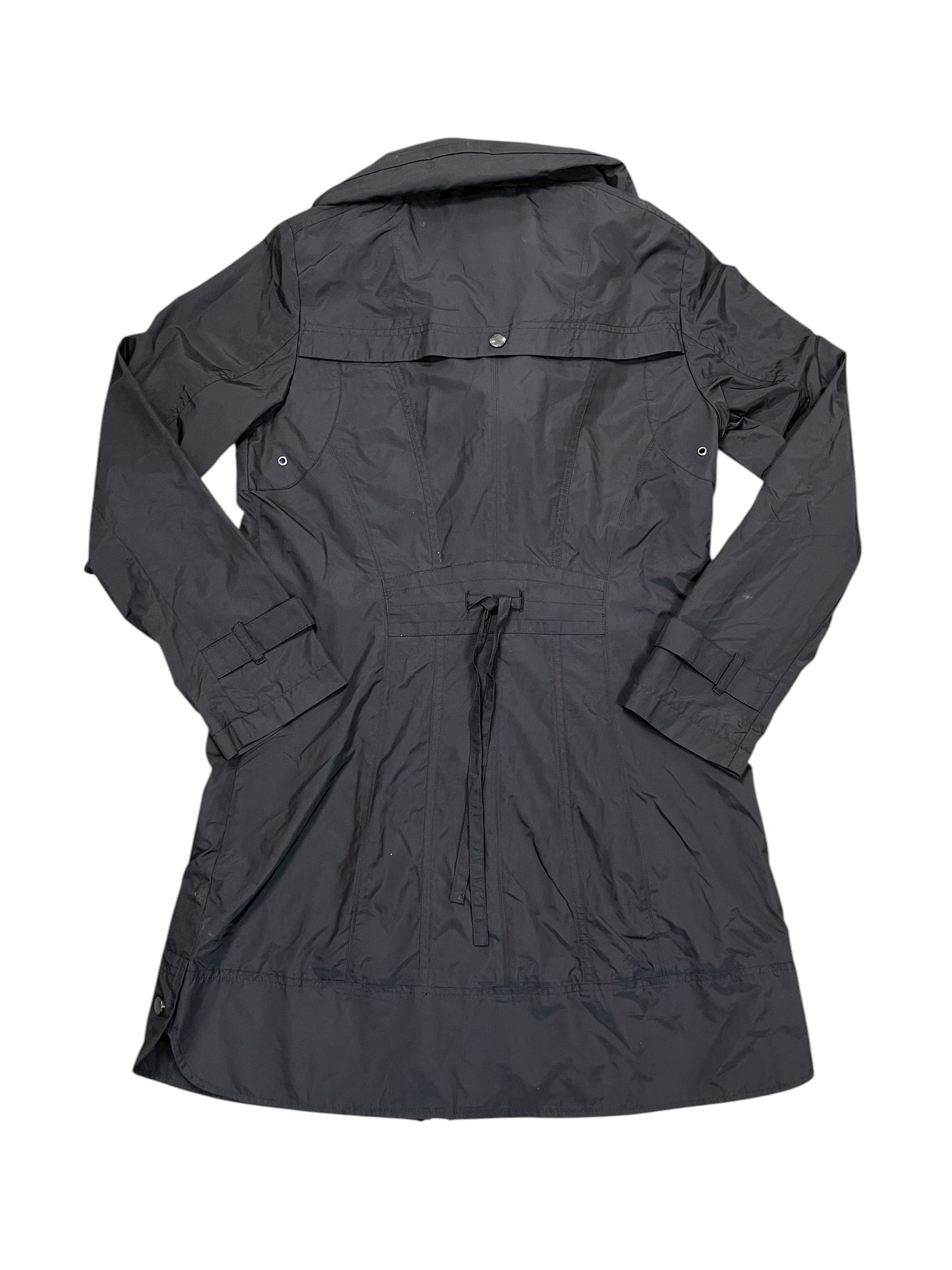 Jacket Windbreaker By Cole-Haan In Black, Size:S