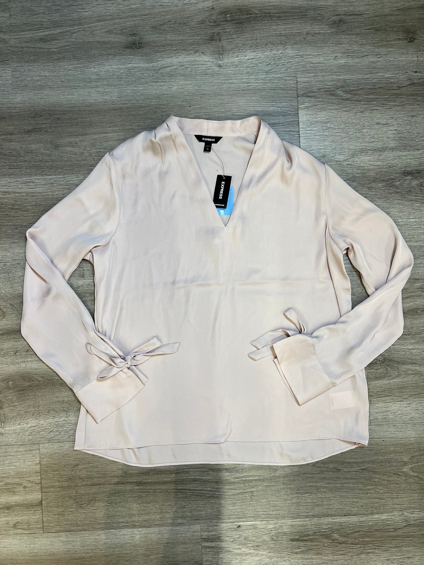 Blouse Long Sleeve By Express Size: L