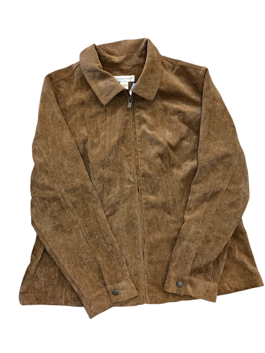 Jacket Other By Christopher And Banks In Brown, Size:Xl
