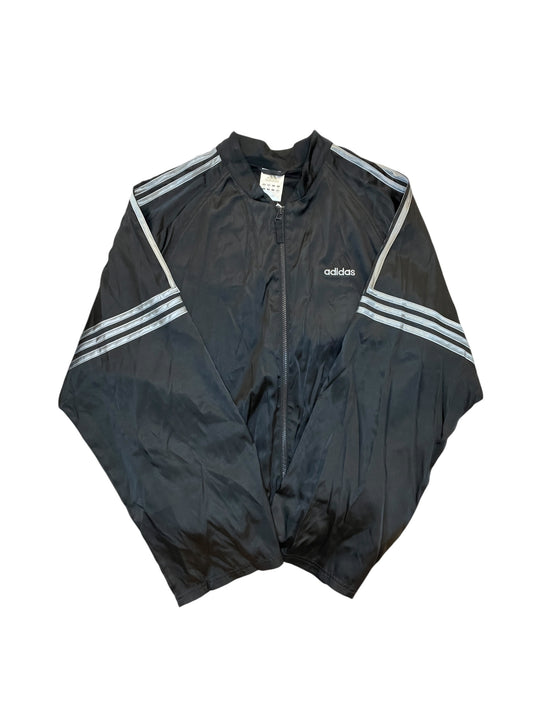 Athletic Jacket By Adidas In Black, Size:M
