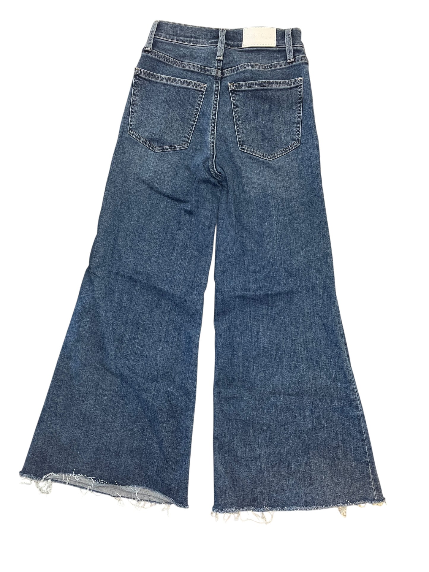 Jeans Wide Leg By Pistola In Blue Denim, Size:0