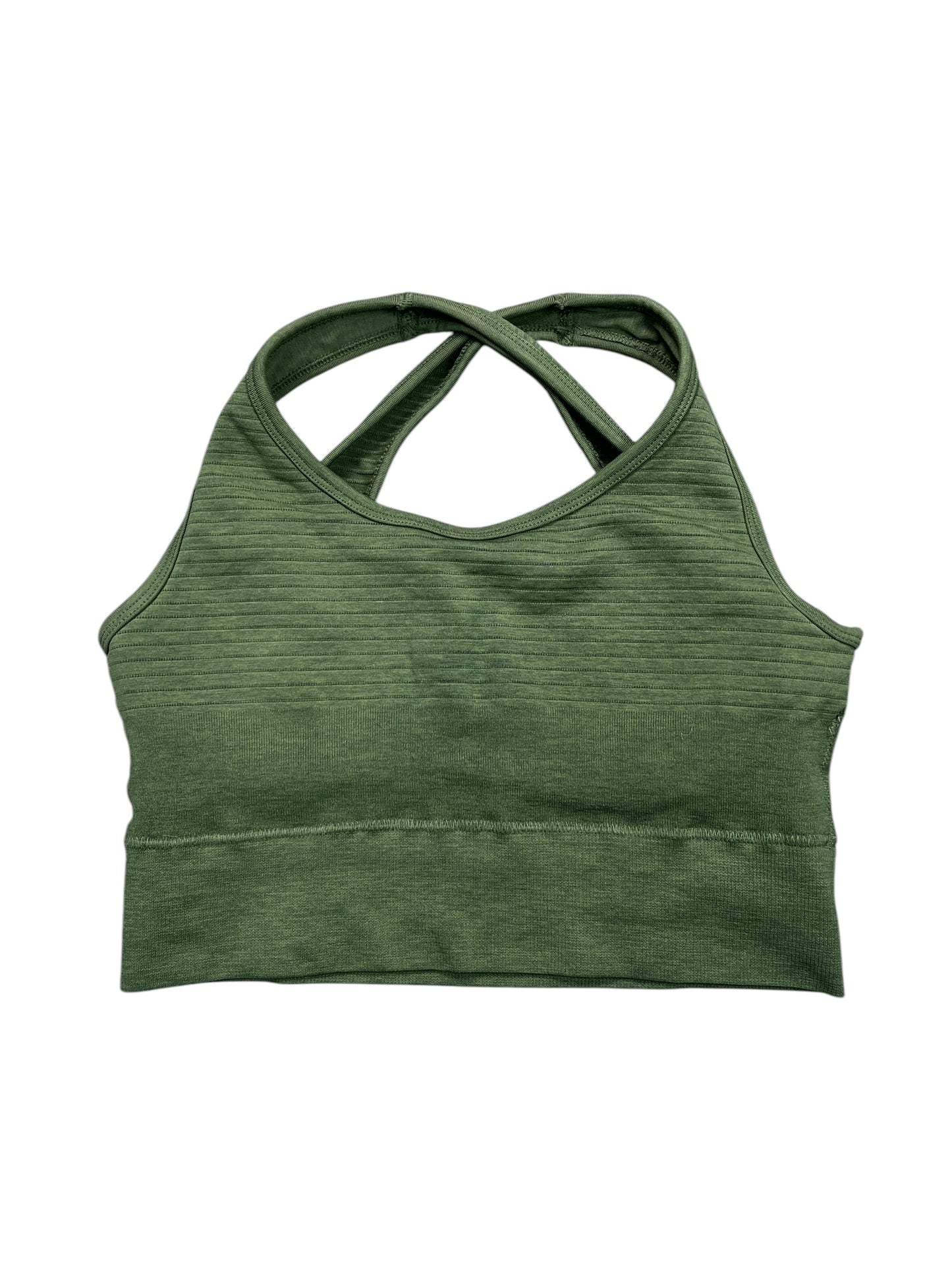 Athletic Bra By Clothes Mentor In Green, Size:S
