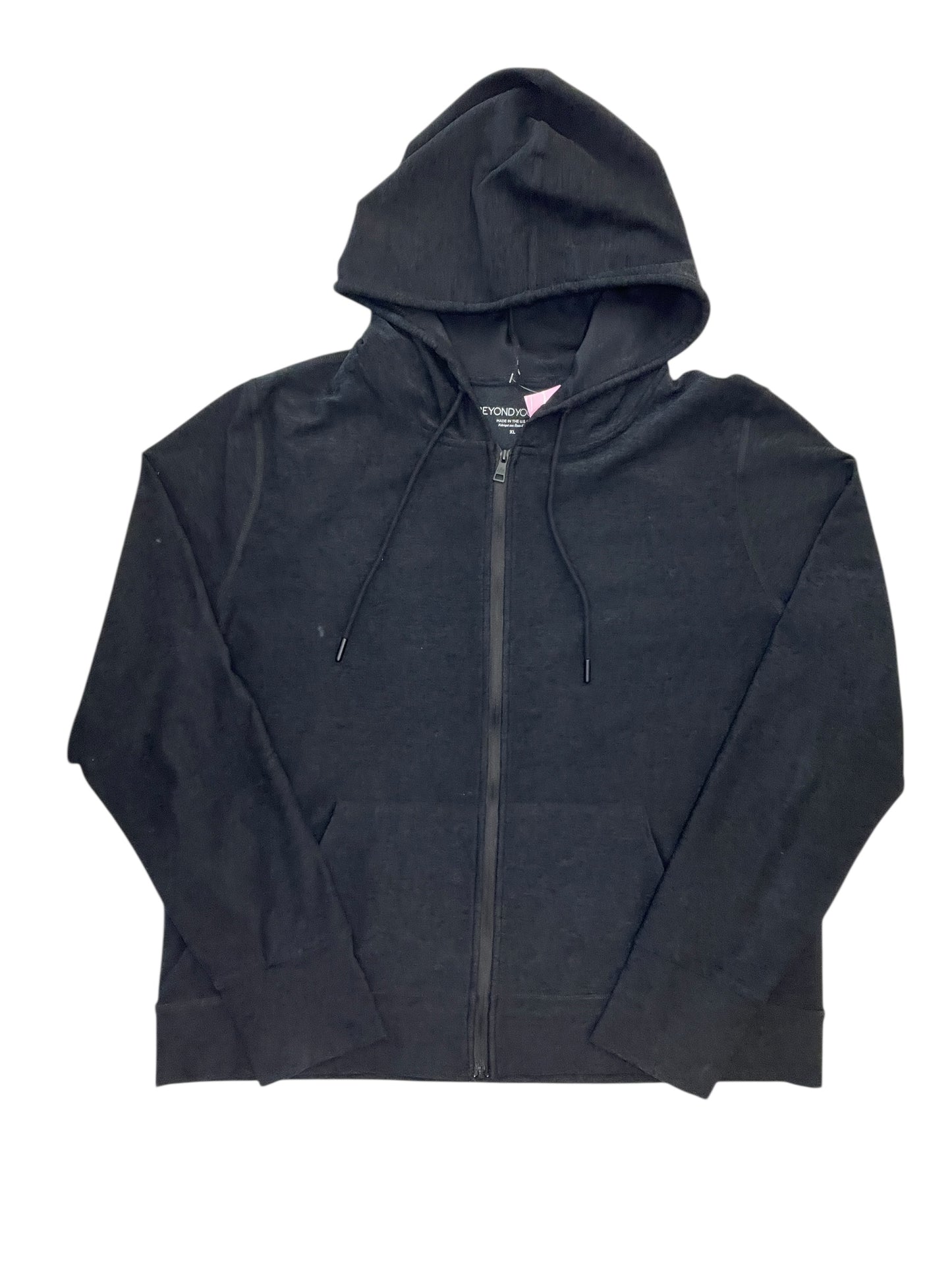 Athletic Jacket By Beyond Yoga In Black, Size:Xl