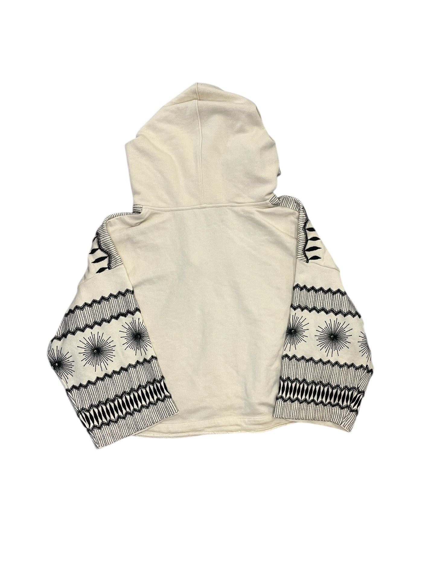 Sweatshirt Hoodie By Anthropologie In Beige, Size:Xs