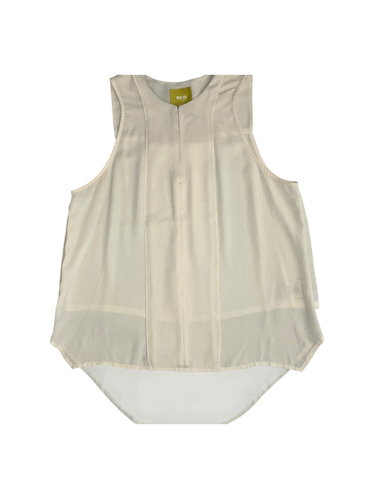 Blouse Sleeveless By Maeve In Yellow, Size:S