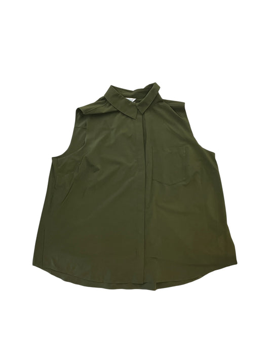 Athletic Tank Top By Athleta In Green, Size:1X