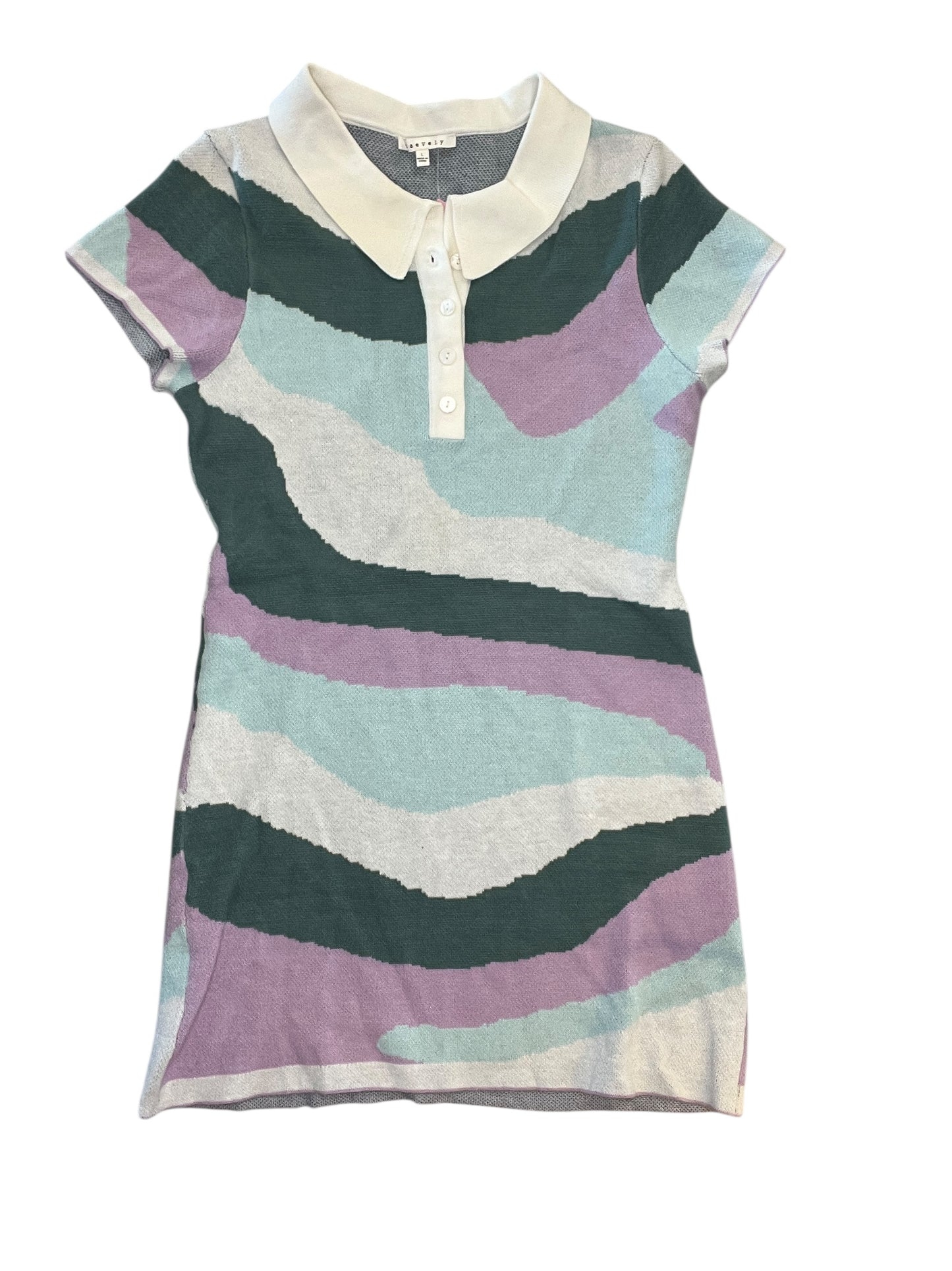 Dress Casual Short By Baevely In Green, Size:L