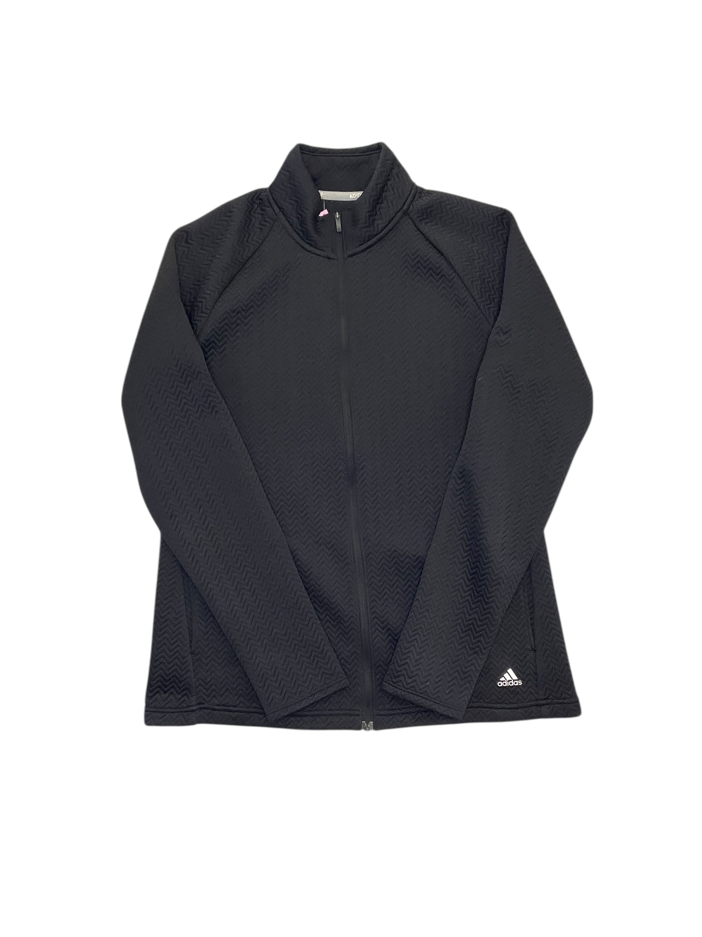 Athletic Jacket By Adidas In Black, Size:L