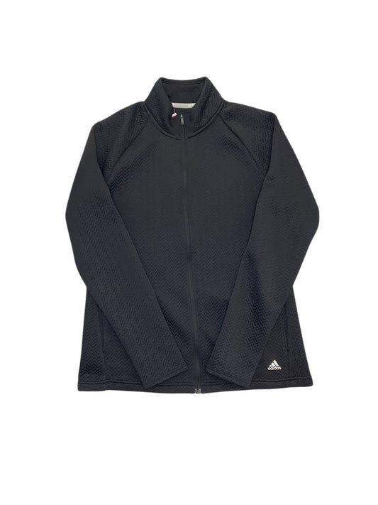 Athletic Jacket By Adidas In Black, Size:L
