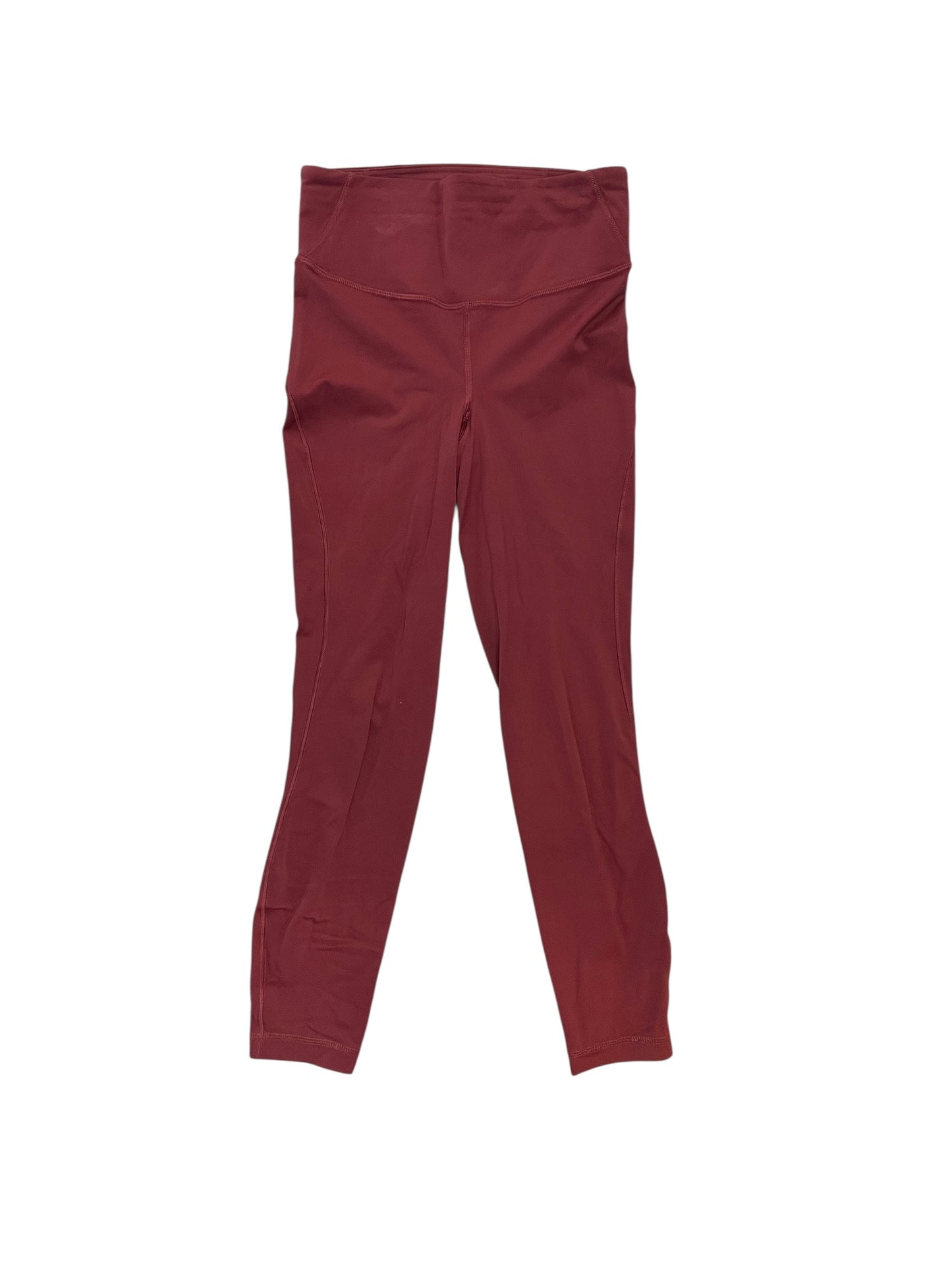 Athletic Leggings By Lululemon In Red, Size:S