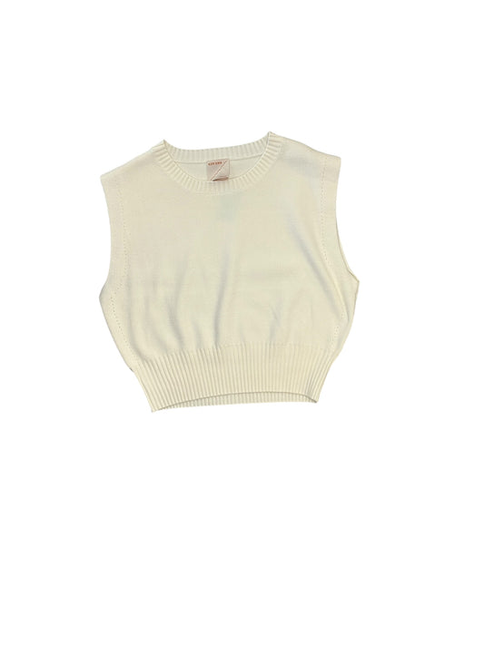 Top Sleeveless By Kerisma In Cream, Size:S