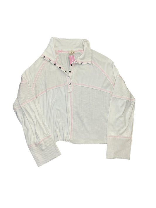 Top Ls By Pol In White, Size:L