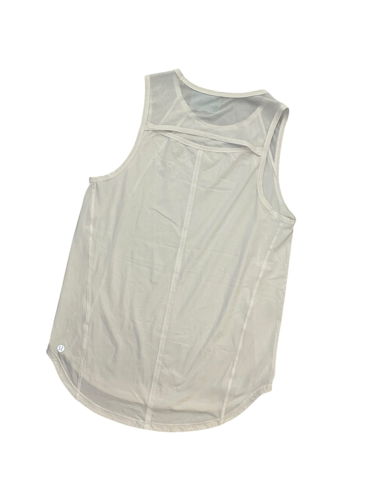 Athletic Tank Top By Lululemon In White, Size:S