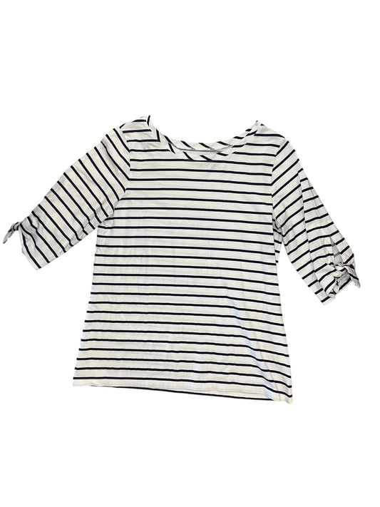 Top Ss Designer By Lilly Pulitzer In Striped Pattern, Size:M