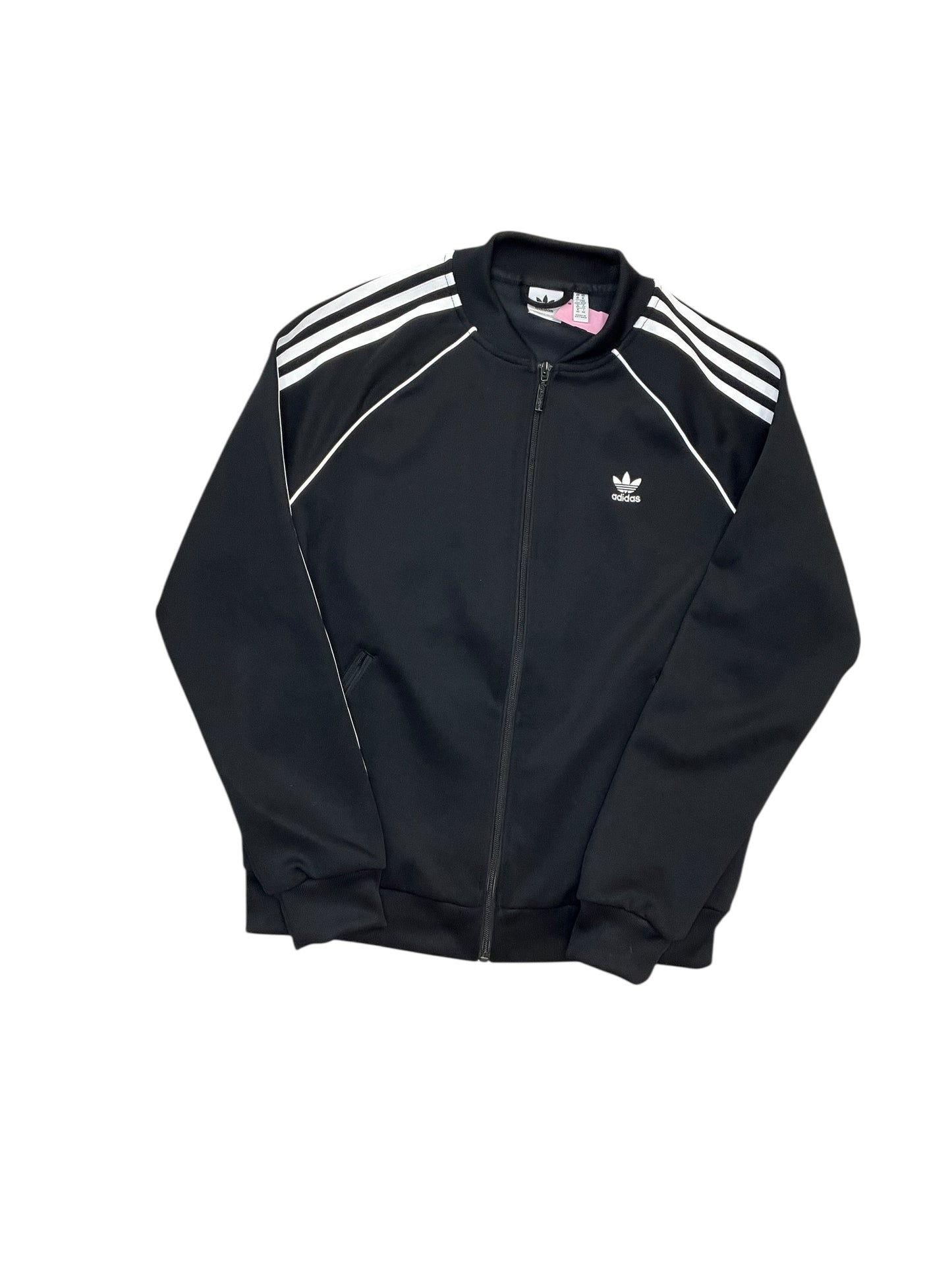 Athletic Jacket By Adidas In Black, Size:M