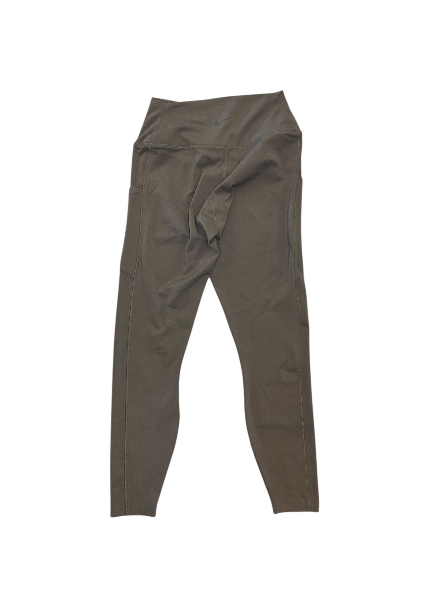 Athletic Leggings By Nike Apparel In Grey, Size:M