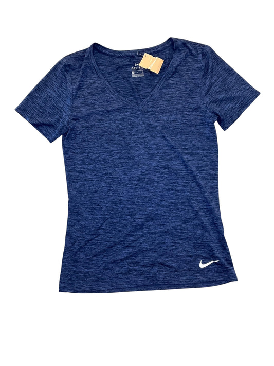 Athletic Top Ss By Nike In Blue, Size:S