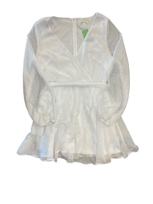 Dress Casual Short By Mi Ami In White, Size:M
