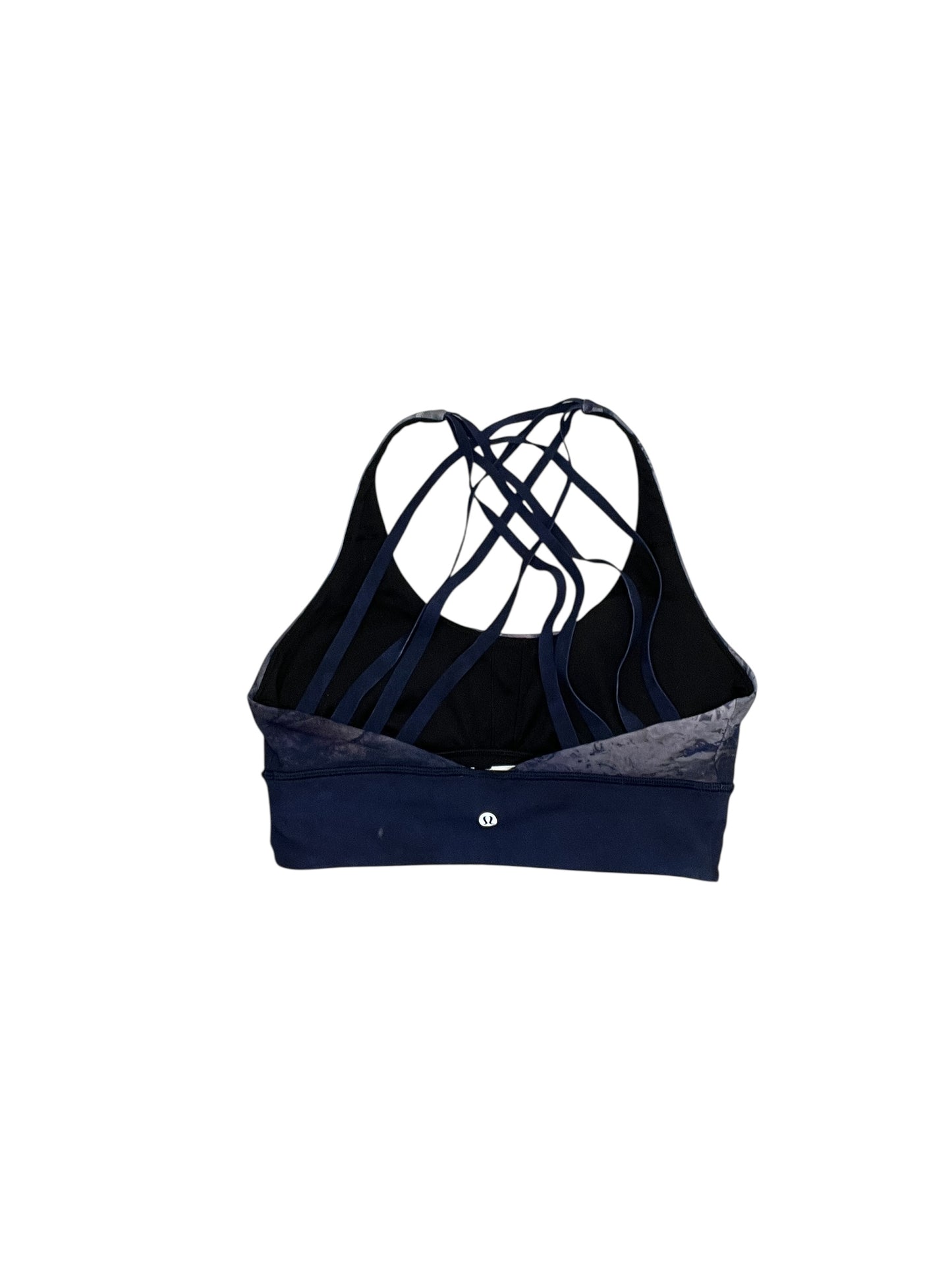 Athletic Bra By Lululemon In Blue, Size:M