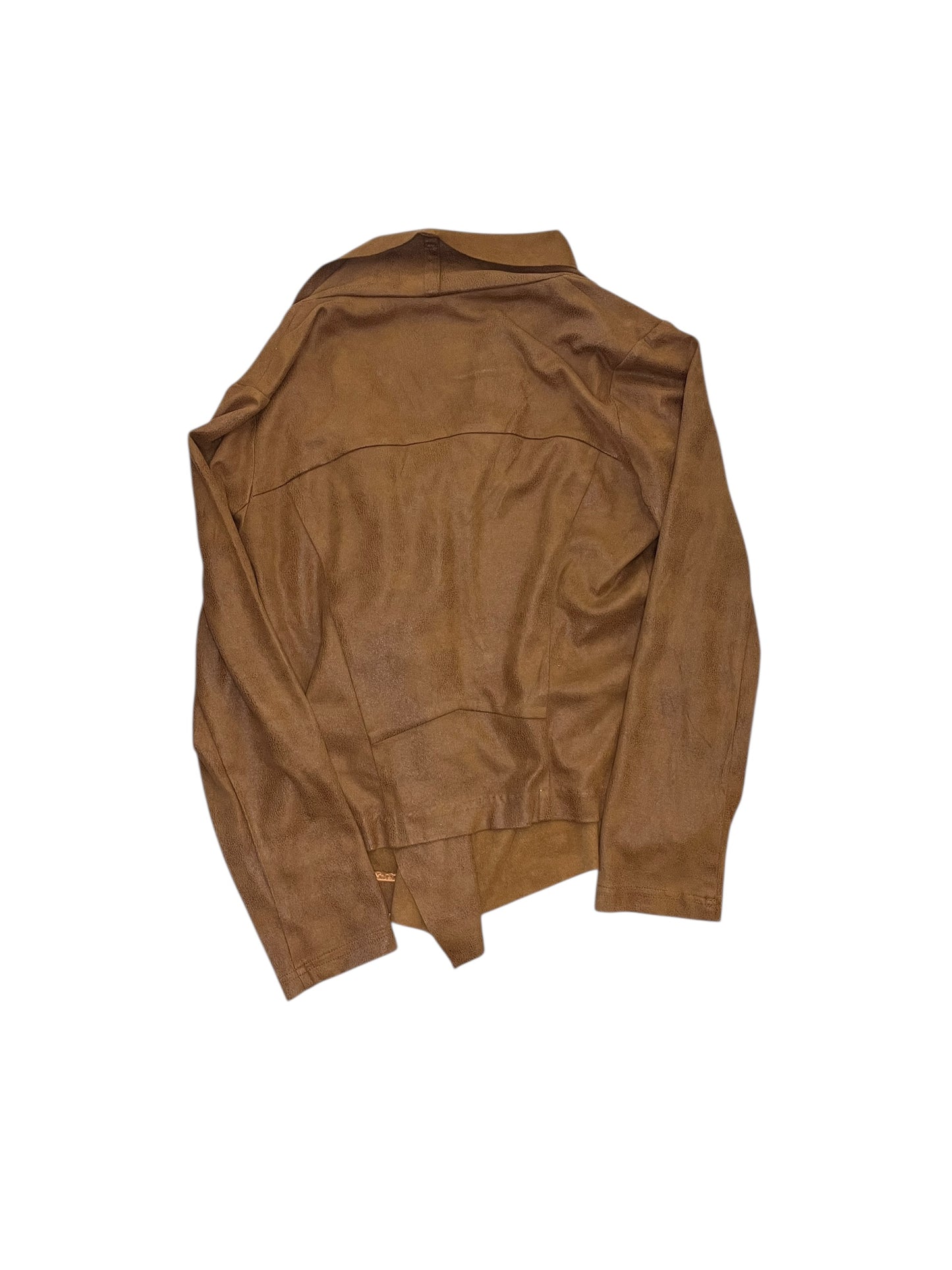 Jacket Moto By Hyfve In Brown, Size:M