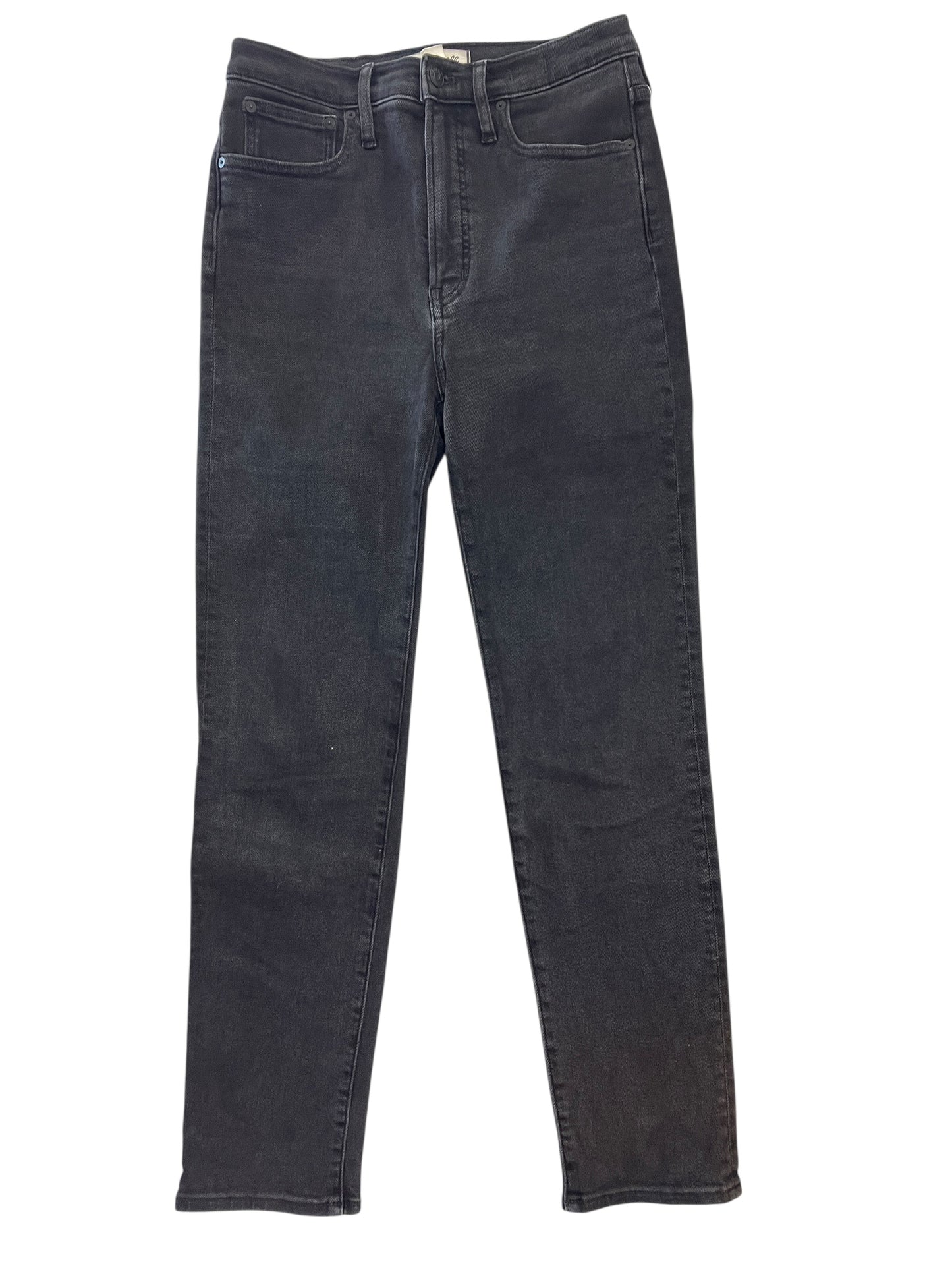 Jeans Straight By Madewell In Black Denim, Size:6L