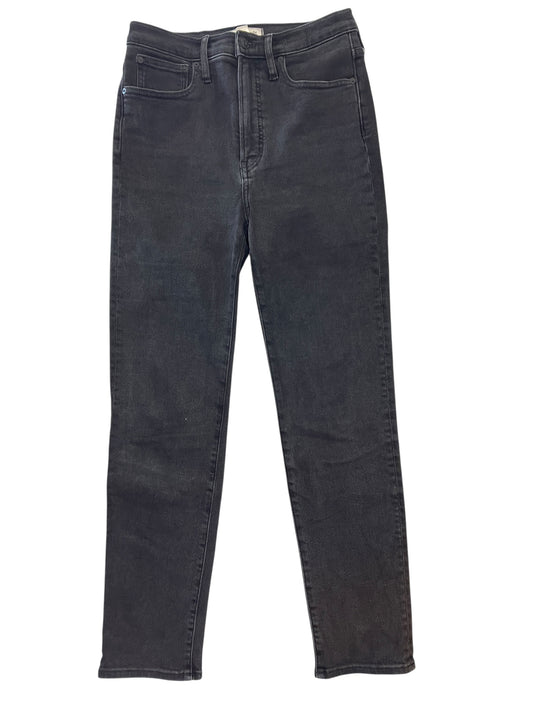 Jeans Straight By Madewell In Black Denim, Size:6L