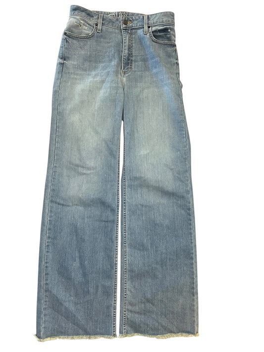 Jeans Wide Leg By Clothes Mentor In Blue Denim, Size:4